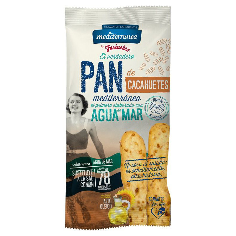 PAN HORNEADO CON CACAHUETES BOLSA 90gr
